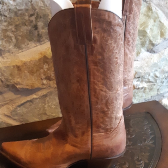DAN POST Santa Rosa LADIES all leather COWBOY BOOTS 8M - Picture 7 of 9